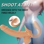 Night Sakura Double-Ended Dragon Dildo – Soft Realistic Wearable Strap-On for Lesbian Couples