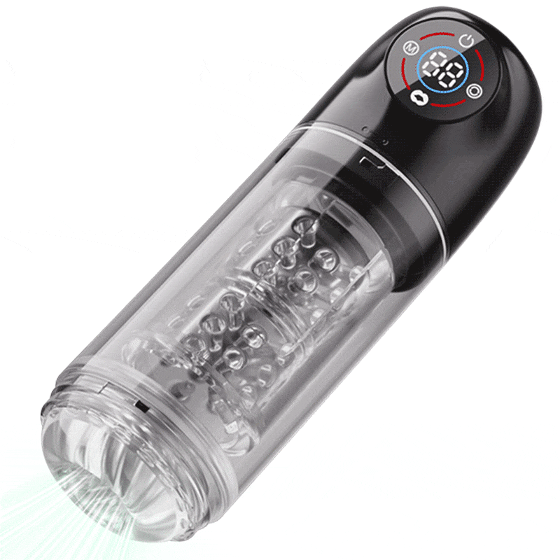 Romanlust Seductive Succubus 7 Rotating 7 Sucking Lcd Display Pumps & Enlargers Automatic Male Masturbator