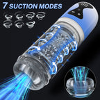 Fully Automatic Male Masturbator & Penis Pump – 7 Suction Modes, 7 Rotation Modes, Tongue Licking Simulation