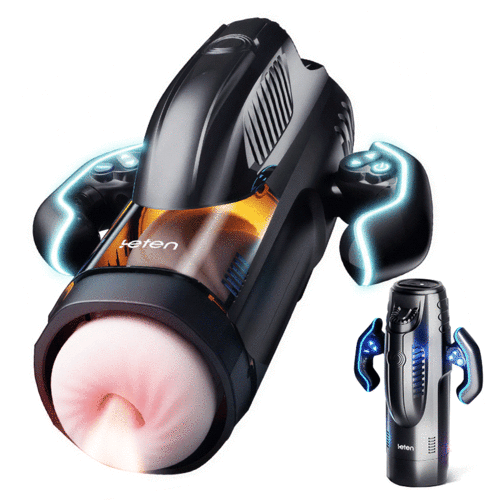 【50% Off】【3.15 IN Depth】Leten 10 Vibrating & Sucking Voice Handheld Masturbator Male Sex Toys