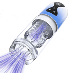 Fully Automatic Male Masturbator & Penis Pump – 7 Suction Modes, 7 Rotation Modes, Tongue Licking Simulation