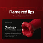 Big Mouth APP Remote Control Male Masturbator – Rechargeable Vibrating Airplane Cup