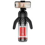 Flying Wings Penis Cup – Extendable Rotating & Suction Male Masturbator with Dual Vibration Handle