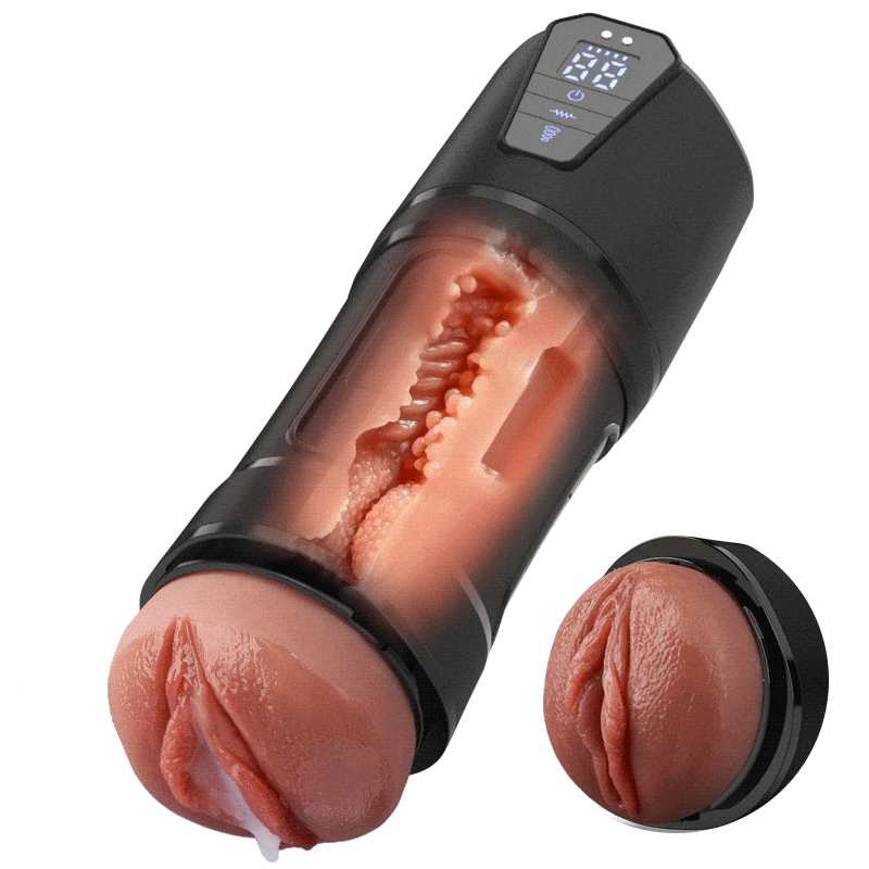 Challenger - 10 Vibrations 5 Suctions Ultra-Realistic Vagina Simulated Masturbator
