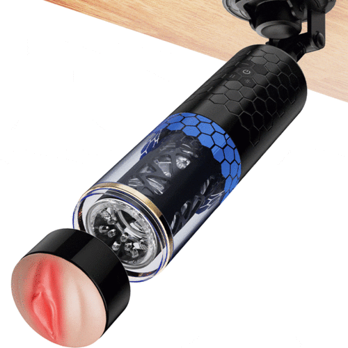 STORM CUP 10 Thrusting Spinning Masturbator with Suction Cup Male Masturbator