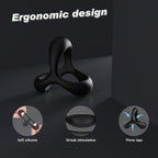 Male Double Ring Condom Ring Soft Gel Penis Ring Delay Ring for Men Adult Toys