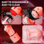 Electric Tihibong Male Masturbator – Fully Automatic Airplane Cup with Vibrating Tongue Licking & Suction, Innovative Sex Toy