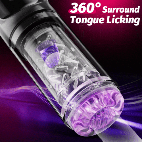 【6.02 IN Depth】 Night Elf 7 Rotation Suction Vacuum Pumps Masturbator Pocket Pussy Adult Male Sex Toys