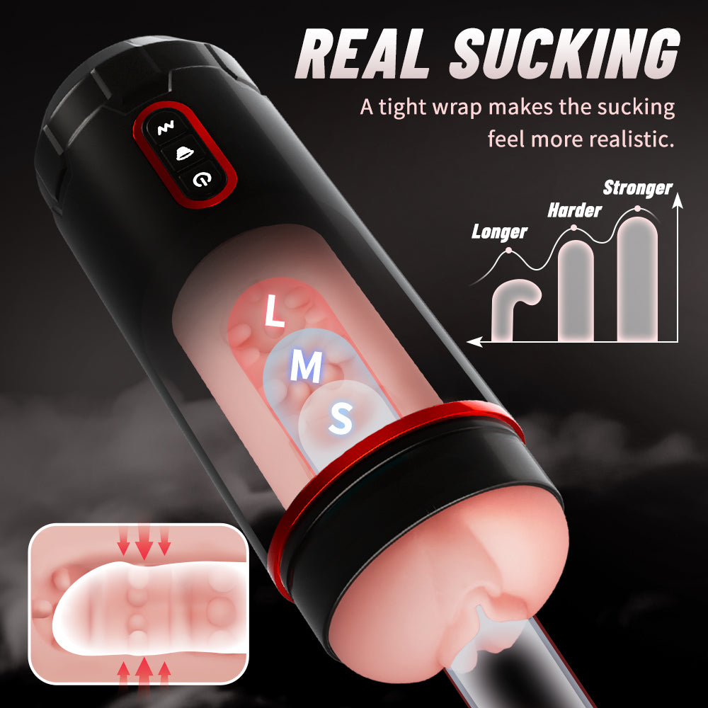 Travel Automatic Male Masturbator Cup – Electric Suction & Pumping Airbag Stroker for Men