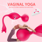 Night Sakura Yoga Kegel Ball – Electric Pelvic Floor Trainer with Silicone Vaginal Dumbbell