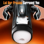 【50% Off】【3.15 IN Depth】Leten 10 Vibrating & Sucking Voice Handheld Masturbator Male Sex Toys
