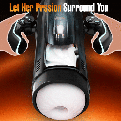 【50% Off】【3.15 IN Depth】Leten 10 Vibrating & Sucking Voice Handheld Masturbator Male Sex Toys