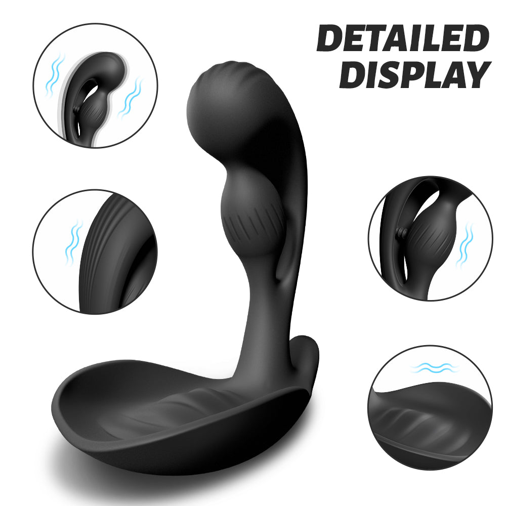 Night Sakura Vibrating Prostate Massager – Unisex Anal Plug for Prostate & G-Spot Stimulation
