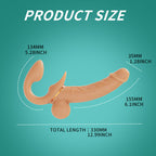 Night Sakura Double-Ended Dragon Dildo – Soft Realistic Wearable Strap-On for Lesbian Couples