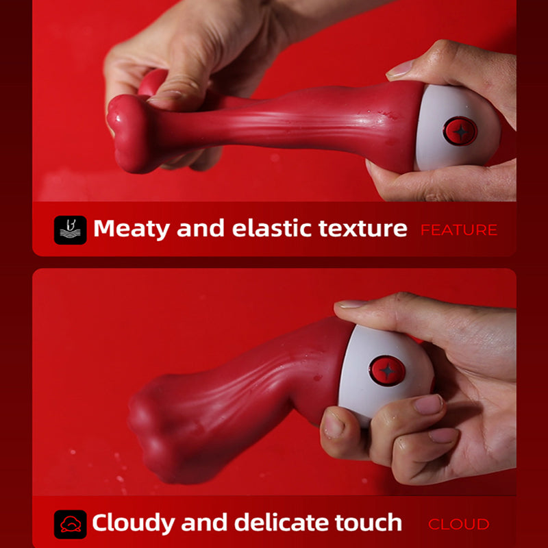Big Mouth APP Remote Control Male Masturbator – Rechargeable Vibrating Airplane Cup
