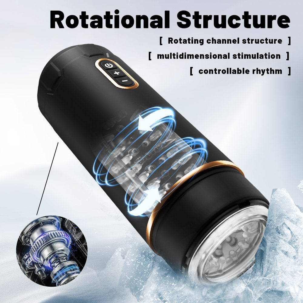 Freedom Automatic Vibrating Male Masturbator – Rechargeable Suction Cup Massager