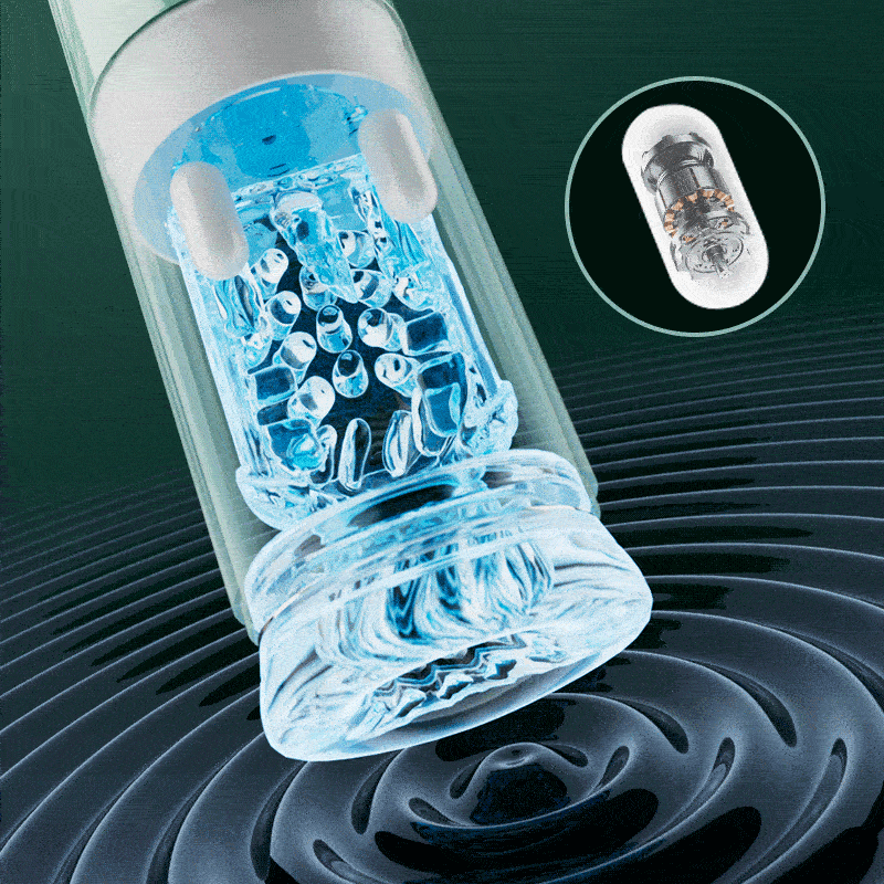 【Free Lube！】Heaven - 4-in-1 Rotating Thrusting Suction Masturbator