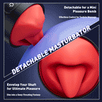 【50%OFF】Newvibe App Controlled Male Masturbator with 9 Tongue Licking & Vibration Modes