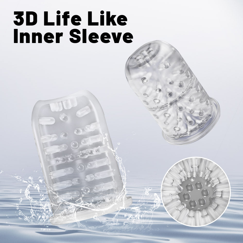 Freedom Automatic Vibrating Male Masturbator – Rechargeable Suction Cup Massager