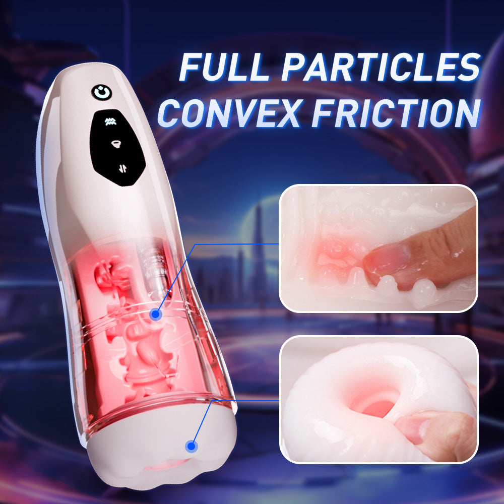 Night Sakura Automatic Male Masturbator Cup – Heating, Telescopic Thrusting & Suction Vibration Stroker
