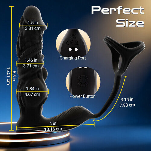 Leonidas – Upgrade Fast Thrusting 6-in-1 Prostate Massager with Remote Control and APP