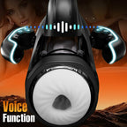 【50% Off】【3.15 IN Depth】Leten 10 Vibrating & Sucking Voice Handheld Masturbator Male Sex Toys