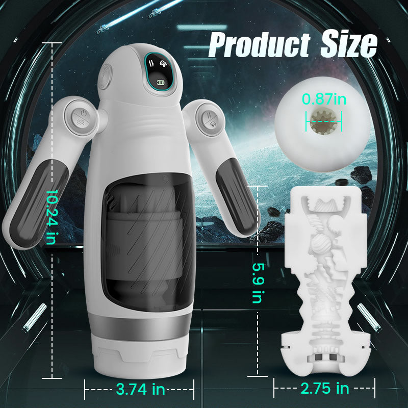 Hamster 7 Telescopic Squeezing 12 Vibration Masturbator Experience More Authen Men Sex Toys tic Piston