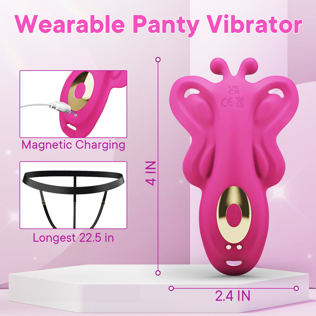APP underwear butterfly clitoris vibrator invisible wearing masturbator jumping egg