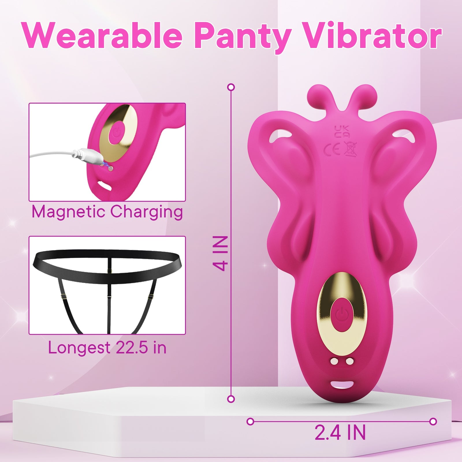 APP underwear butterfly clitoris vibrator invisible wearing masturbator jumping egg