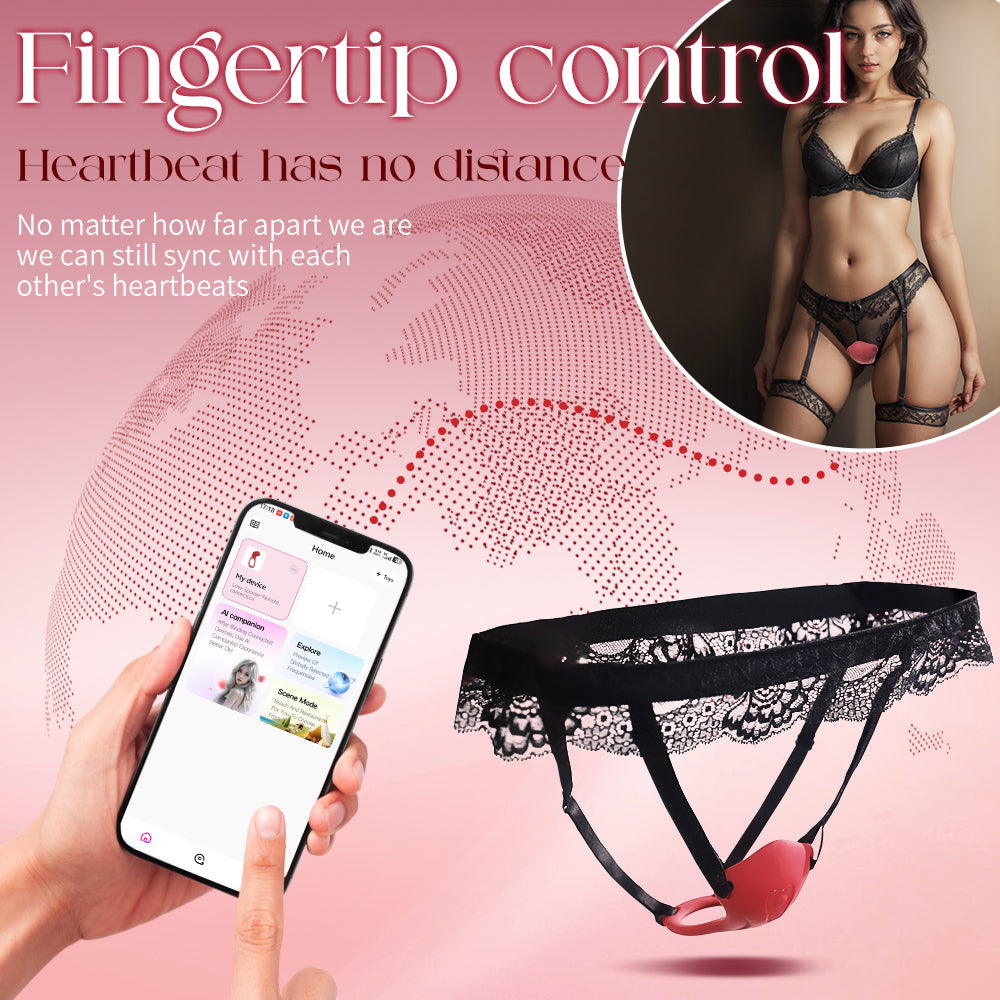 Remote Control Vibrating Panties for Couples – App Controlled Wearable Clitoral & G-Spot Stimulator