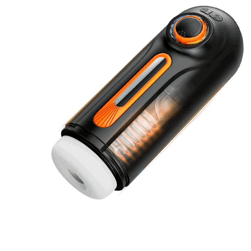 【Free Lube】Romanlust 6 IN 1-10 Vibrating & Thrusting with 4 Sucking Male Maturbator Male Sex Toy