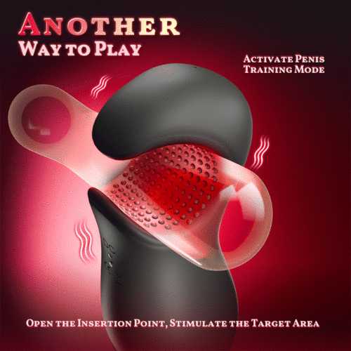 Enchantment - 9 Vibrations 4 Suctions Clamping Suction Oral Simulation Male Masturbator