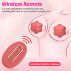 Misty Remote Control Vibrating Nipple Clamps – Multi-Speed Breast Massager for Couples