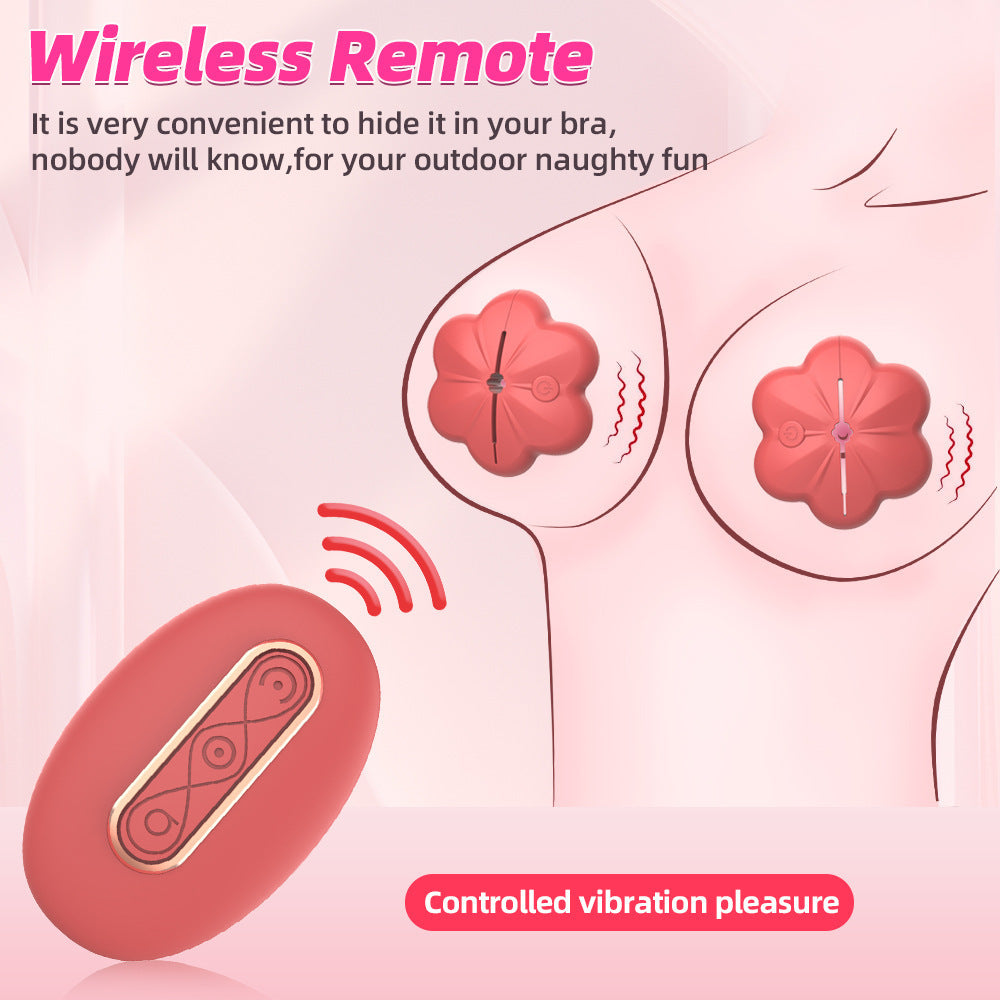 Misty Remote Control Vibrating Nipple Clamps – Multi-Speed Breast Massager for Couples