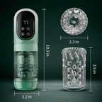 【Free Lube！】Heaven - 4-in-1 Rotating Thrusting Suction Masturbator