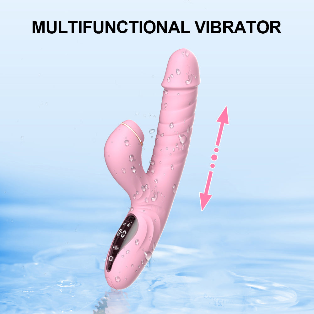 Night Sakura Water Moe – Telescopic Thrusting Vibrator with High-Frequency Suction & Tongue Action