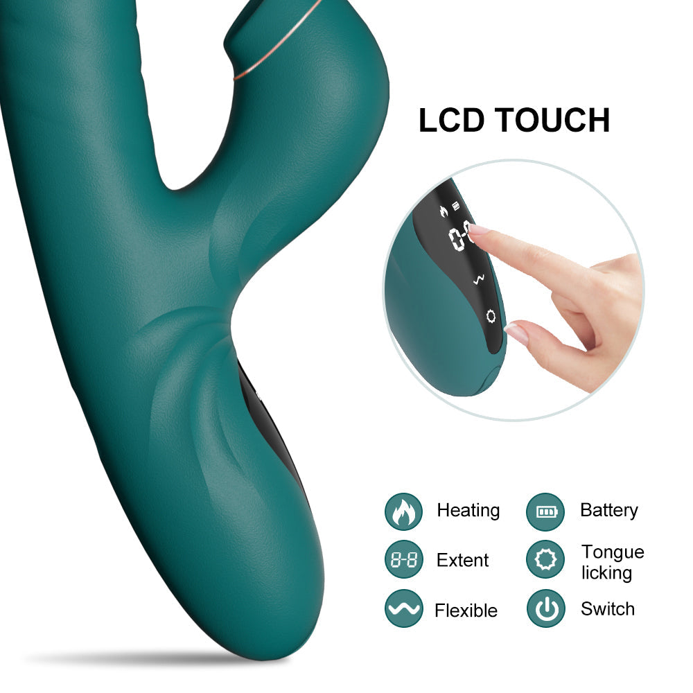 Night Sakura Water Moe – Telescopic Thrusting Vibrator with High-Frequency Suction & Tongue Action