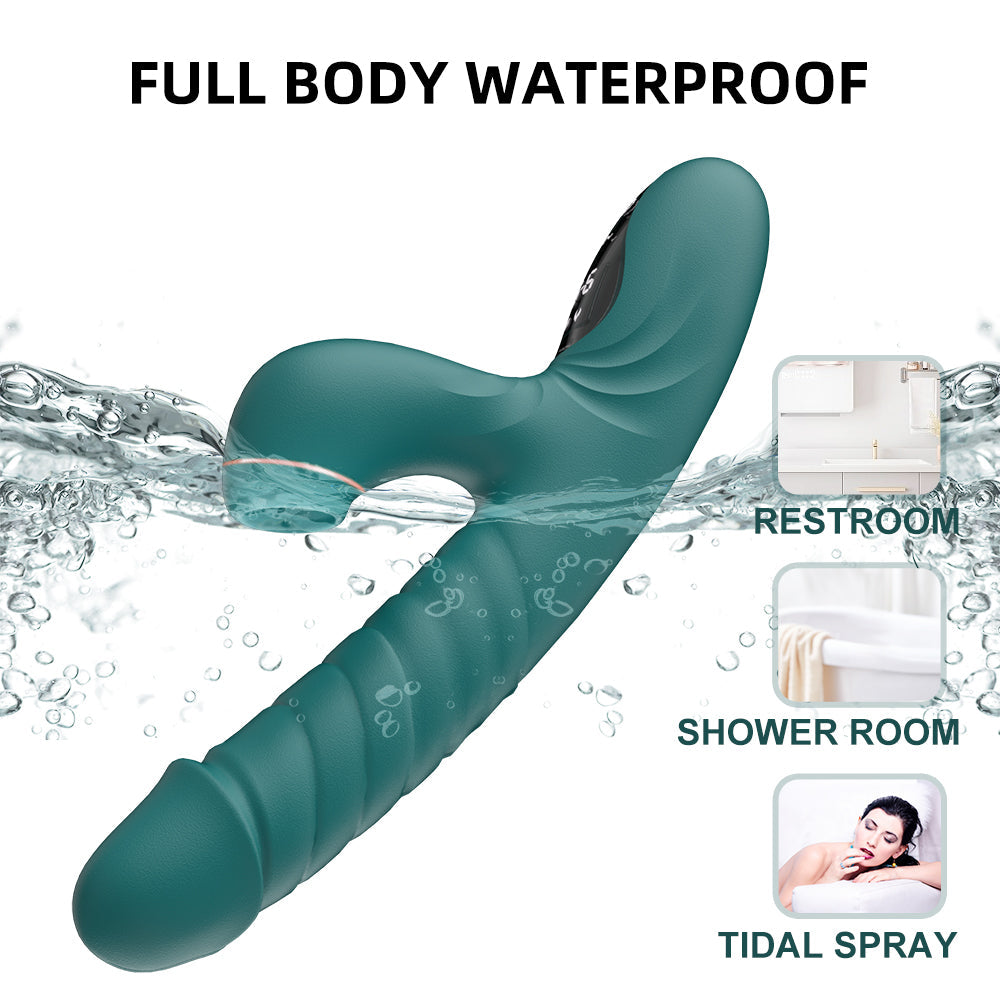 Night Sakura Water Moe – Telescopic Thrusting Vibrator with High-Frequency Suction & Tongue Action